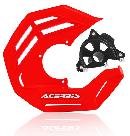 ACERBIS X-FUTURE RED DISC COVER & BLACK MOUNT KIT BETA X-TRAINER 15-24