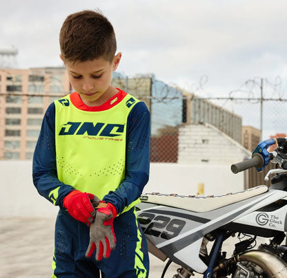 ONE INDUSTRIES X-197 NEON NAVY YOUTH GEAR SET