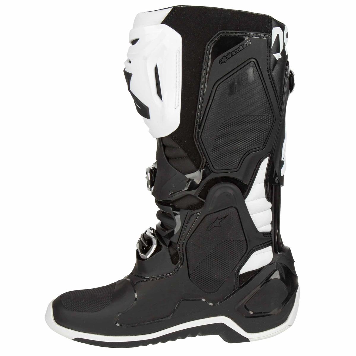 ALPINESTARS 2025 TECH 10 BLACK/WHITE BOOTS