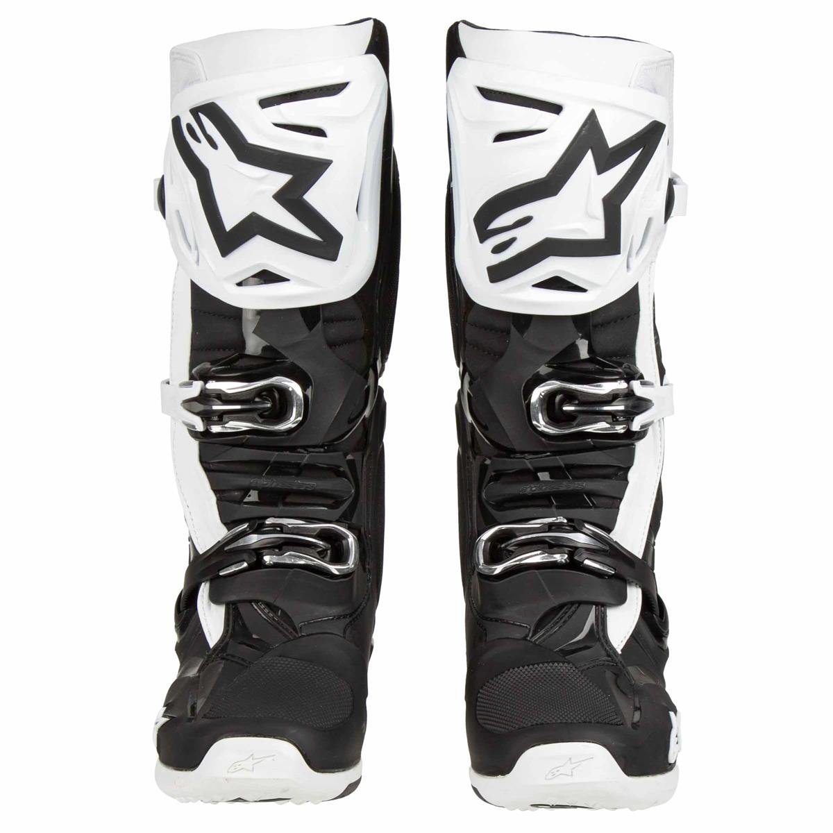 ALPINESTARS 2025 TECH 10 BLACK/WHITE BOOTS