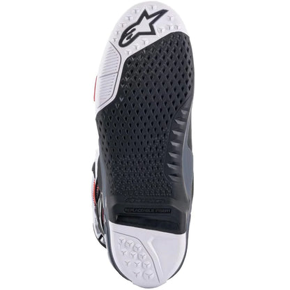 ALPINESTARS TECH 10 SUPERVENTED BLACK/WHITE/GREY/RED BOOTS