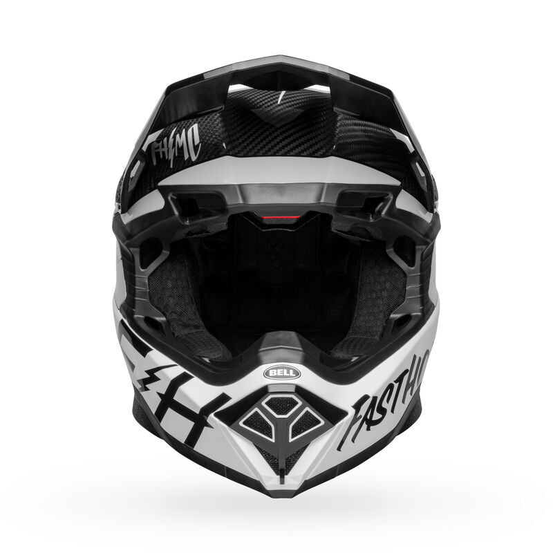 BELL LE MOTO-10 SPHERICAL FASTHOUSE DAY IN THE DIRT BLACK HELMET