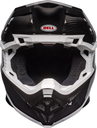 BELL 2024 MOTO-10 SPHERICAL BLACK/WHITE HELMET