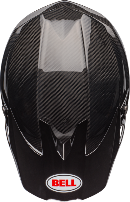 BELL 2024 MOTO-10 SPHERICAL BLACK/WHITE HELMET