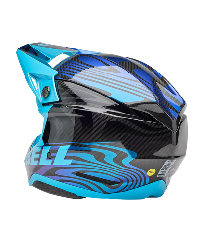 BELL 2025 MOTO-10 SPHERICAL CORTEX BLUE HELMET