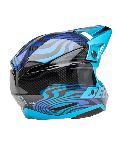 BELL 2025 MOTO-10 SPHERICAL CORTEX BLUE HELMET