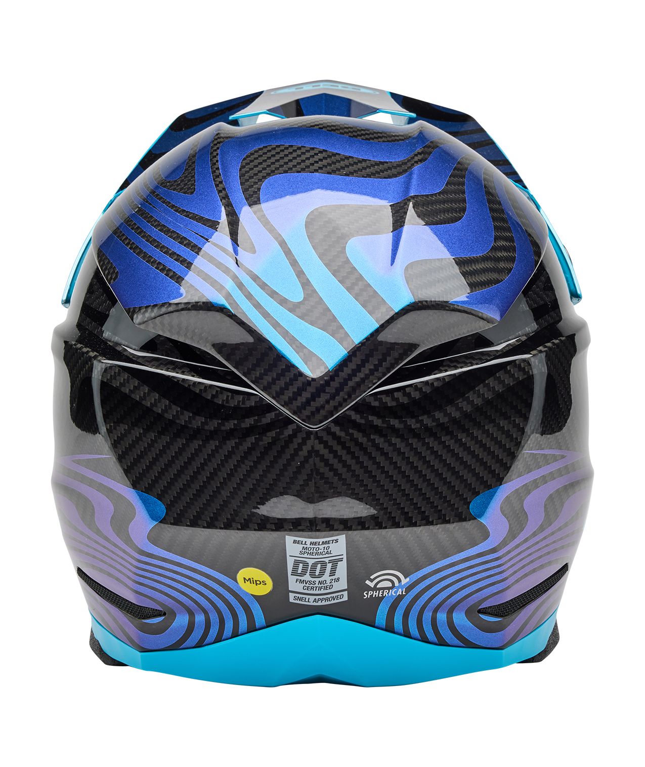 BELL 2025 MOTO-10 SPHERICAL CORTEX BLUE HELMET