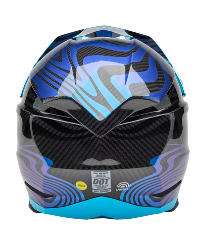 BELL 2025 MOTO-10 SPHERICAL CORTEX BLUE HELMET