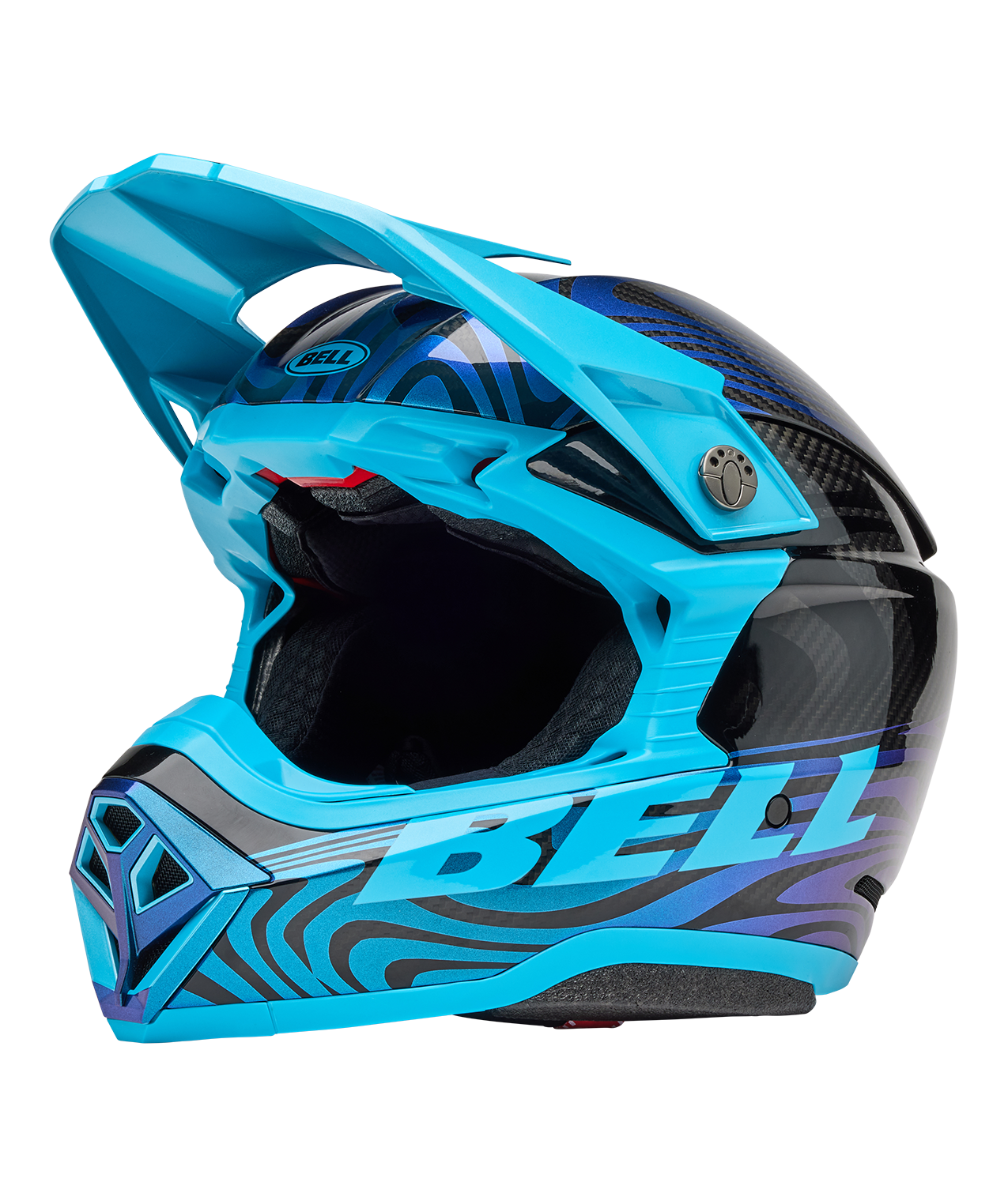 BELL 2025 MOTO-10 SPHERICAL CORTEX BLUE HELMET