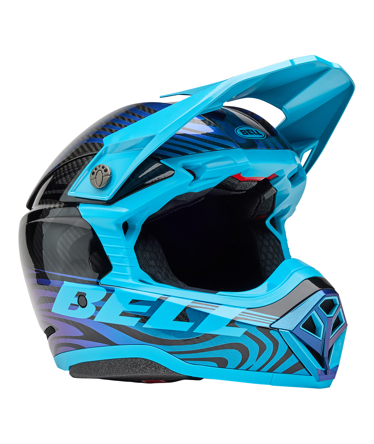 BELL 2025 MOTO-10 SPHERICAL CORTEX BLUE HELMET