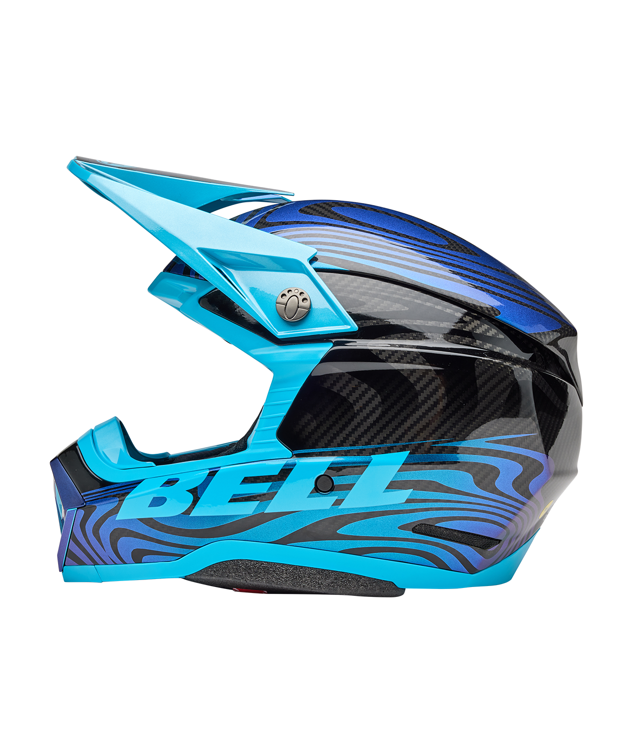 BELL 2025 MOTO-10 SPHERICAL CORTEX BLUE HELMET