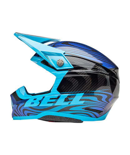 BELL 2025 MOTO-10 SPHERICAL CORTEX BLUE HELMET