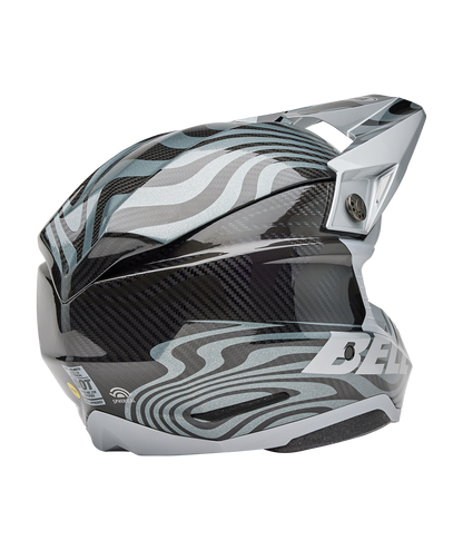 BELL 2025 MOTO-10 SPHERICAL CORTEX SILVER/GREY HELMET