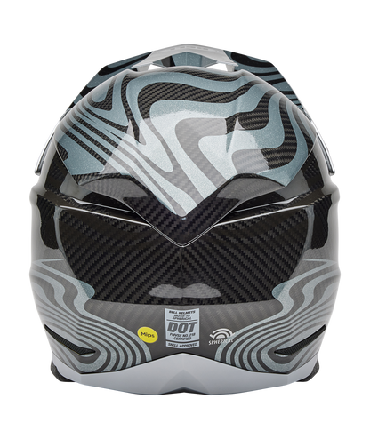 BELL 2025 MOTO-10 SPHERICAL CORTEX SILVER/GREY HELMET