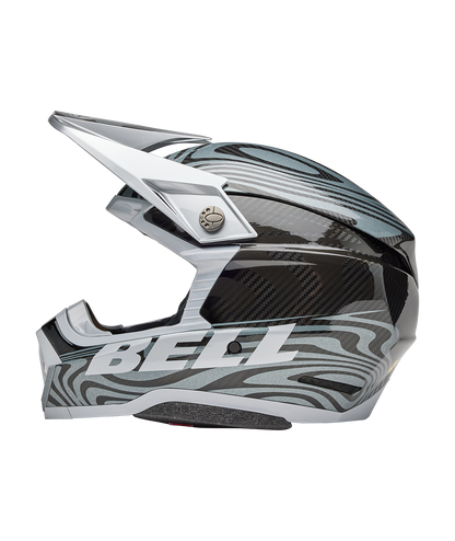 BELL 2025 MOTO-10 SPHERICAL CORTEX SILVER/GREY HELMET