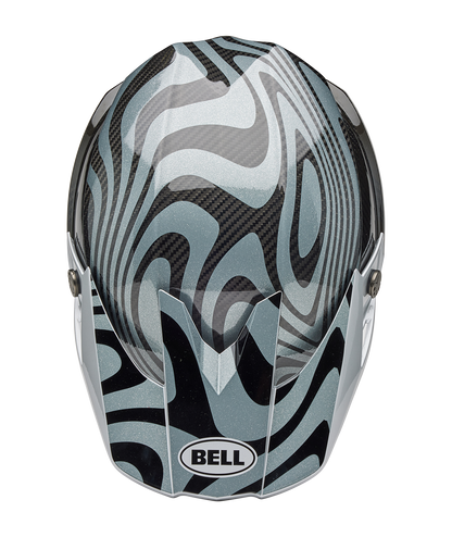 BELL 2025 MOTO-10 SPHERICAL CORTEX SILVER/GREY HELMET