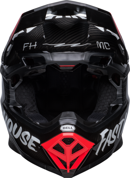 BELL 2024 MOTO-10 SPHERICAL FASTHOUSE PRIVATEER BLACK/RED HELMET