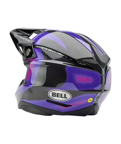 BELL 2025 MOTO-10 SPHERICAL FLARE PURPLE HELMET