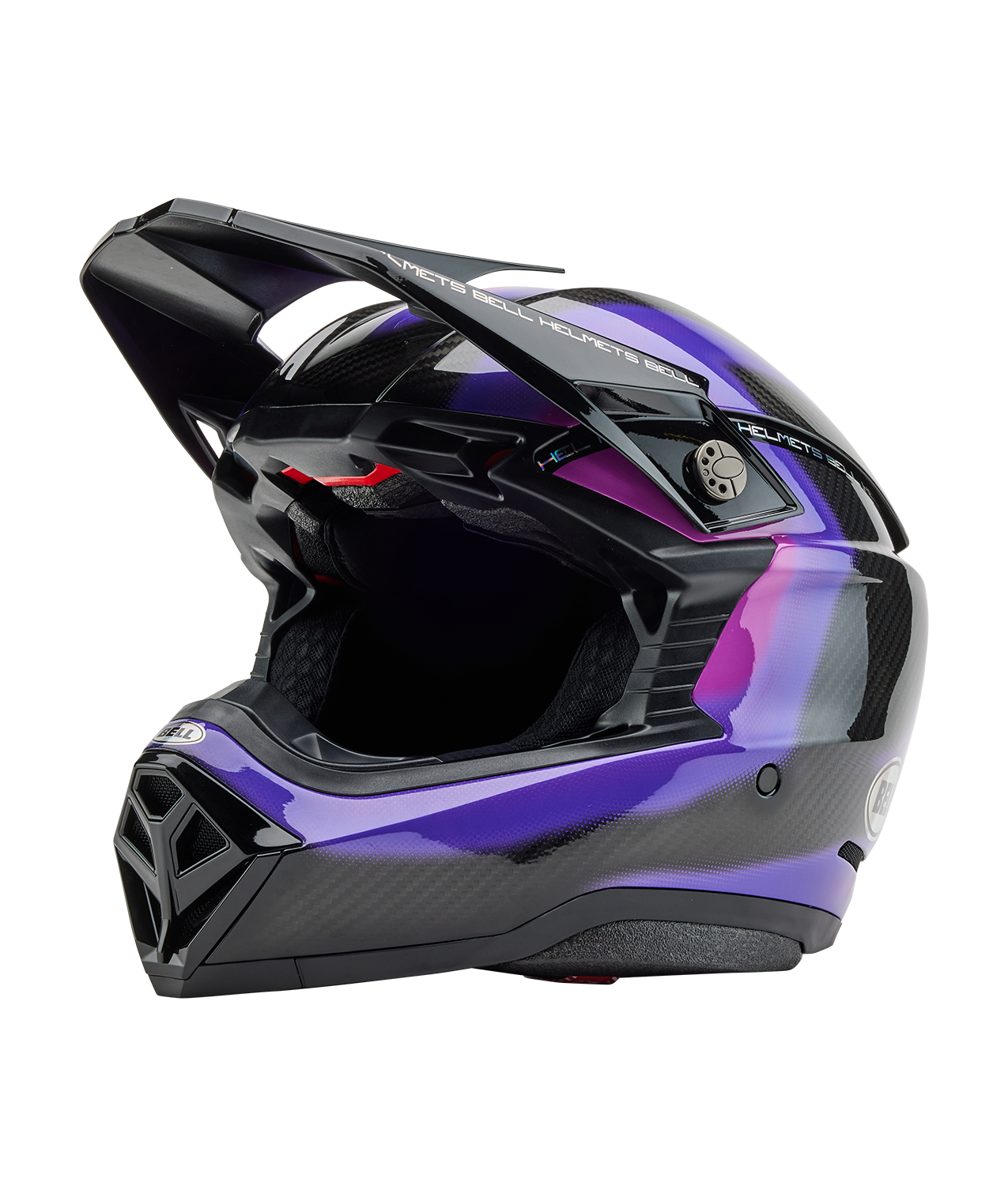 BELL 2025 MOTO-10 SPHERICAL FLARE PURPLE HELMET