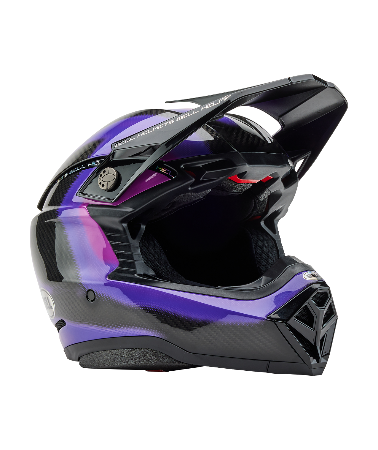 BELL 2025 MOTO-10 SPHERICAL FLARE PURPLE HELMET