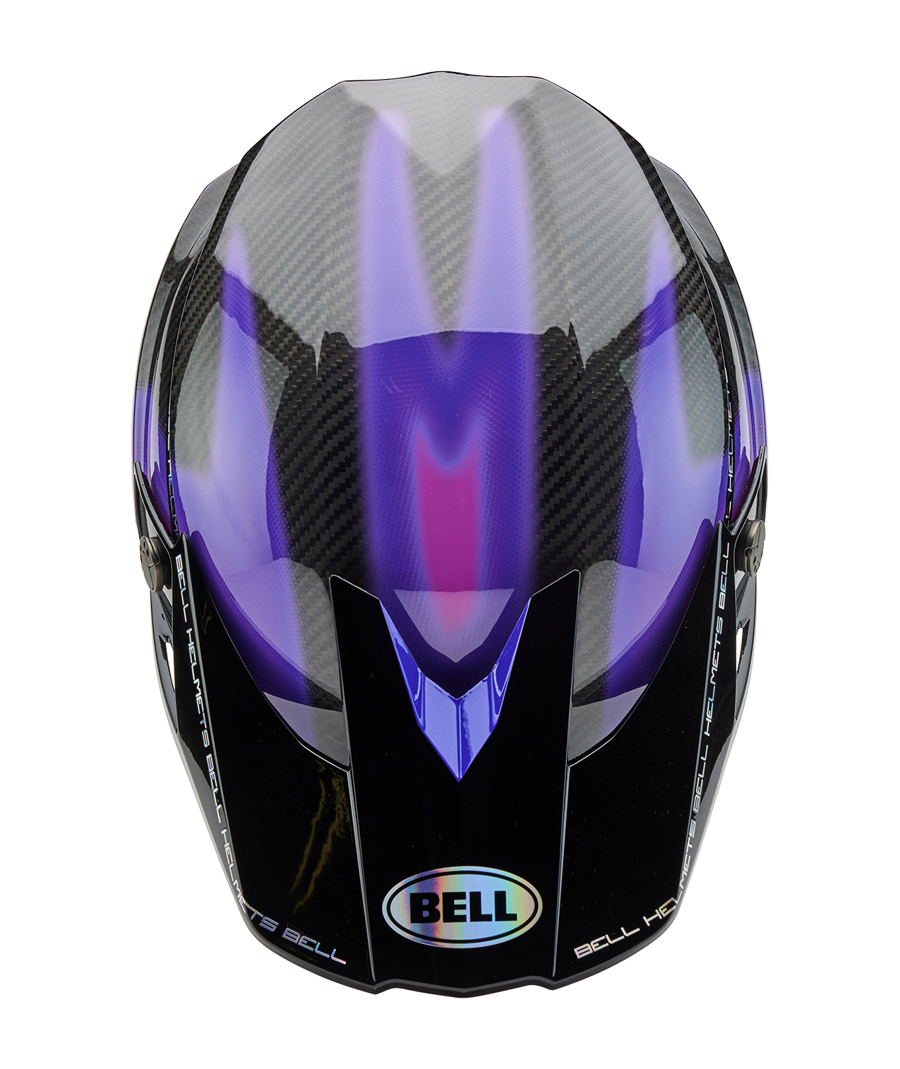 BELL 2025 MOTO-10 SPHERICAL FLARE PURPLE HELMET