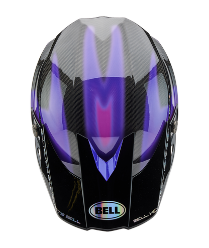 BELL 2025 MOTO-10 SPHERICAL FLARE PURPLE HELMET