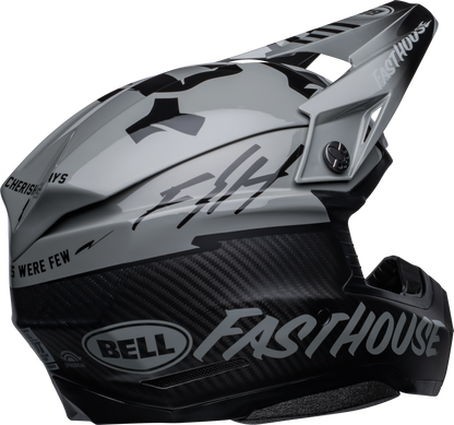 BELL 2024 LE MOTO-10 SPHERICAL FASTHOUSE BMF GREY/BLACK HELMET