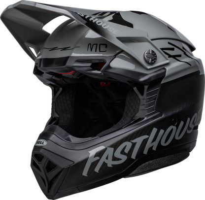 BELL 2024 LE MOTO-10 SPHERICAL FASTHOUSE BMF GREY/BLACK HELMET