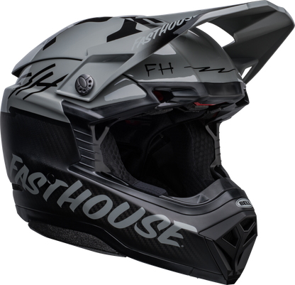 BELL 2024 LE MOTO-10 SPHERICAL FASTHOUSE BMF GREY/BLACK HELMET