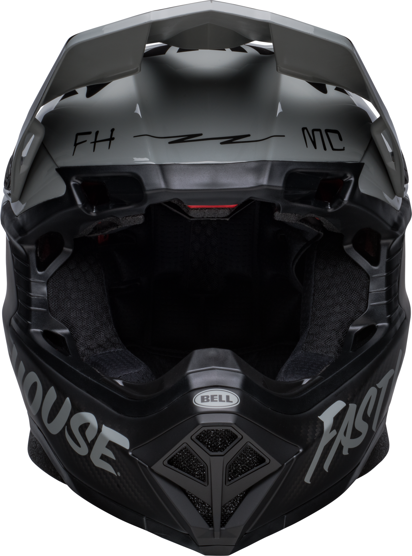 BELL 2024 LE MOTO-10 SPHERICAL FASTHOUSE BMF GREY/BLACK HELMET