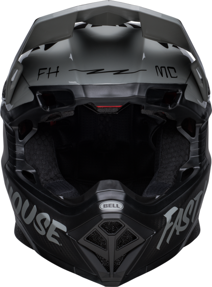 BELL 2024 LE MOTO-10 SPHERICAL FASTHOUSE BMF GREY/BLACK HELMET