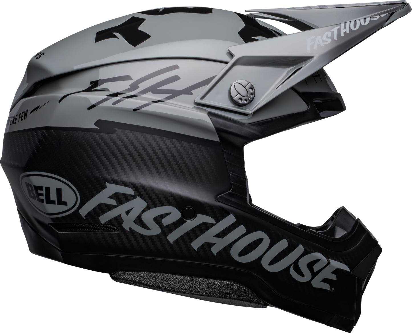 BELL 2024 LE MOTO-10 SPHERICAL FASTHOUSE BMF GREY/BLACK HELMET