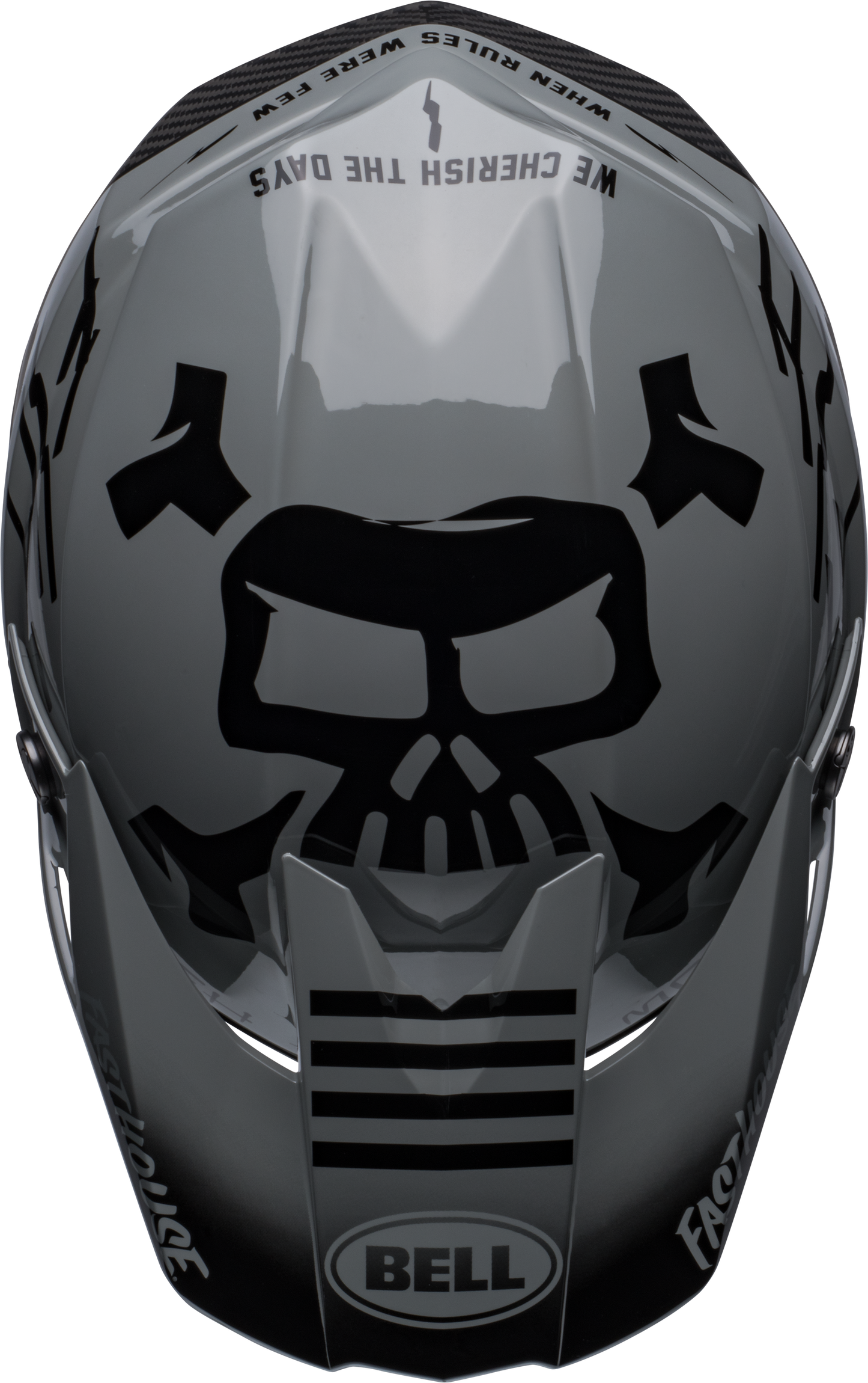 BELL 2024 LE MOTO-10 SPHERICAL FASTHOUSE BMF GREY/BLACK HELMET