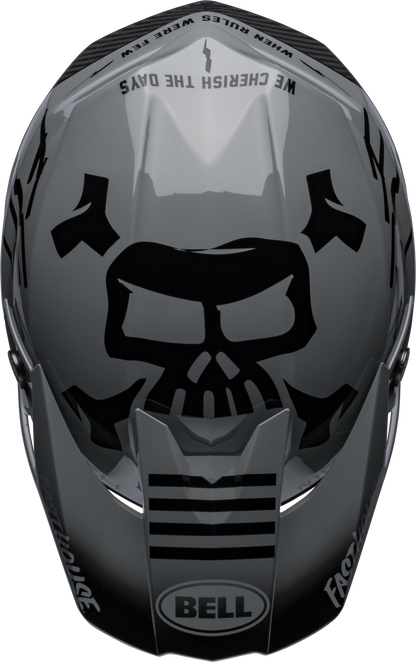 BELL 2024 LE MOTO-10 SPHERICAL FASTHOUSE BMF GREY/BLACK HELMET