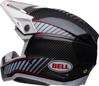 BELL 2024 MOTO-10 SPHERICAL RHYTHM WHITE/BLACK HELMET