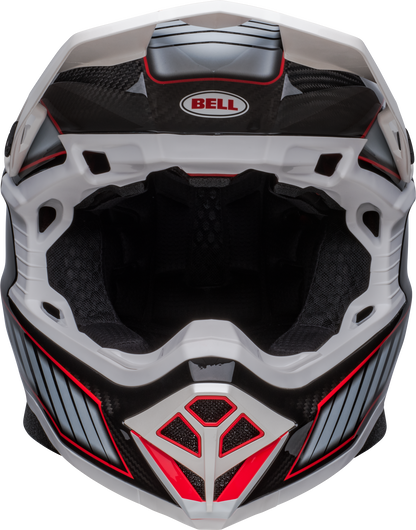 BELL 2024 MOTO-10 SPHERICAL RHYTHM WHITE/BLACK HELMET