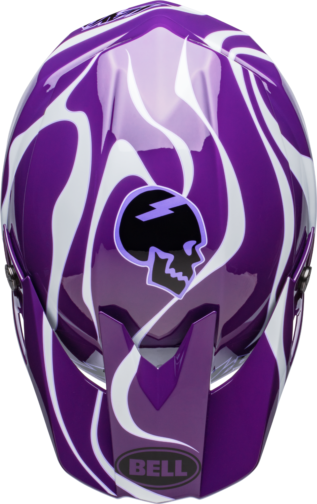 BELL LE MOTO-10 SPHERICAL SLAYCO PURPLE/WHITE HELMET