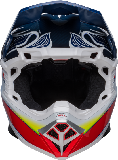 BELL MOTO-10 SPHERICAL TOMAC REPLICA BLUE/WHITE HELMET