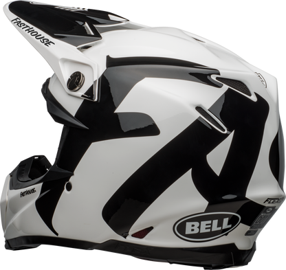 BELL MOTO-9 FLEX FASTHOUSE NEWHALL WHITE/BLACK HELMET