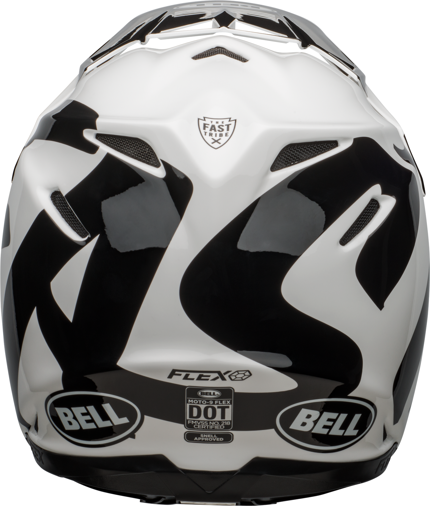 BELL MOTO-9 FLEX FASTHOUSE NEWHALL WHITE/BLACK HELMET