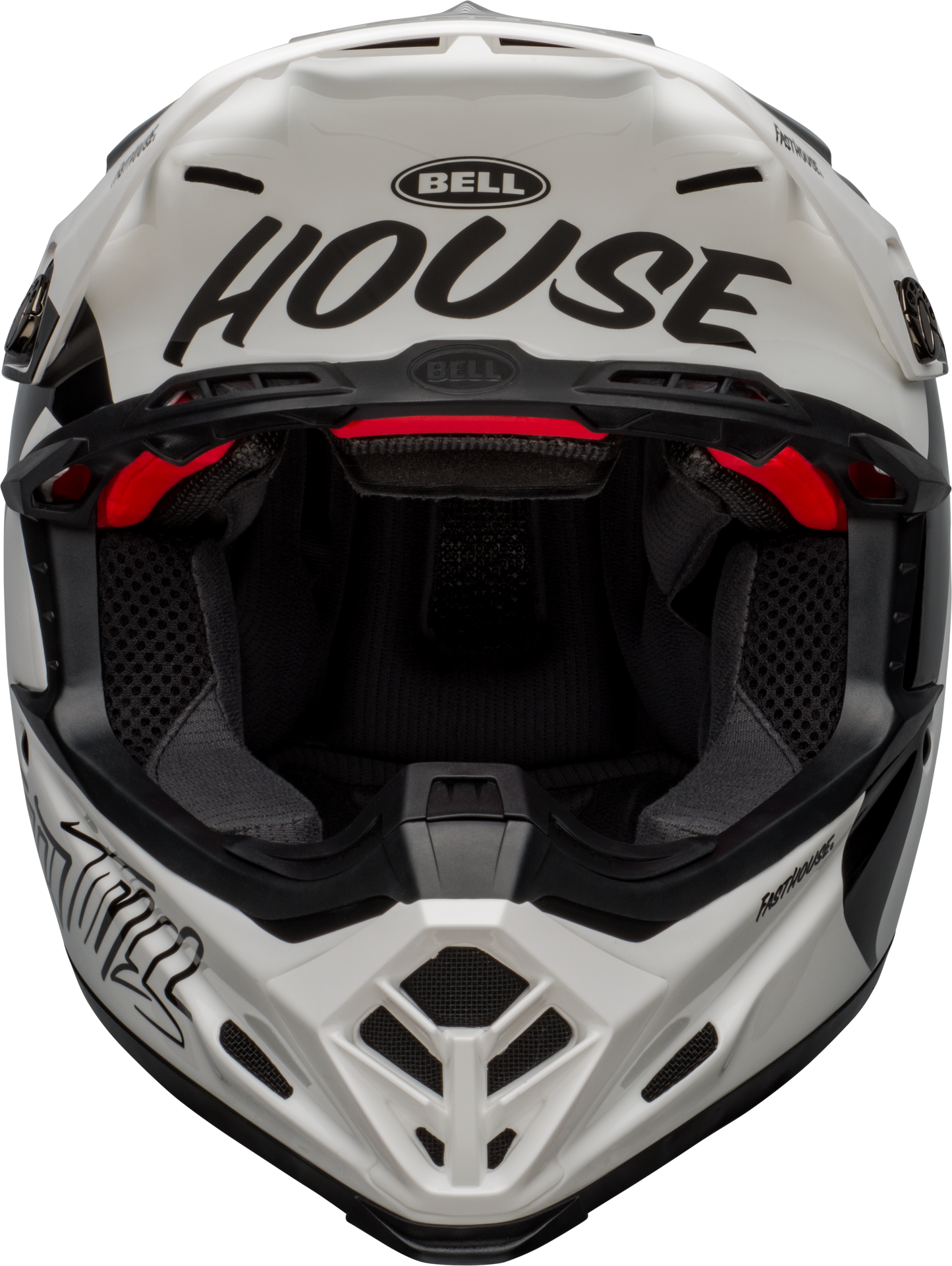 BELL MOTO-9 FLEX FASTHOUSE NEWHALL WHITE/BLACK HELMET