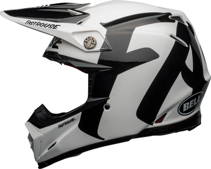 BELL MOTO-9 FLEX FASTHOUSE NEWHALL WHITE/BLACK HELMET