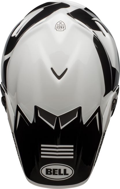 BELL MOTO-9 FLEX FASTHOUSE NEWHALL WHITE/BLACK HELMET