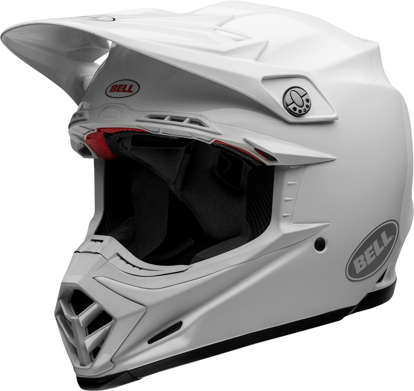 BELL MOTO-9 FLEX SOLID WHITE HELMET