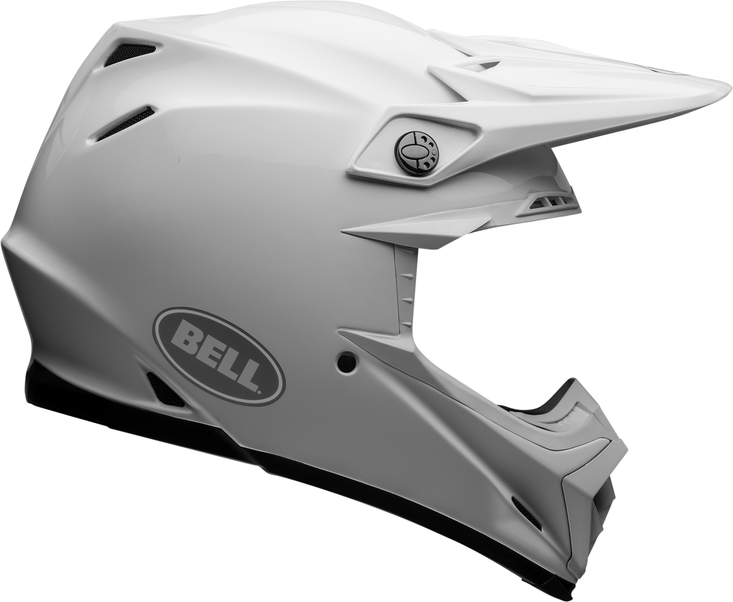 BELL MOTO-9 FLEX SOLID WHITE HELMET