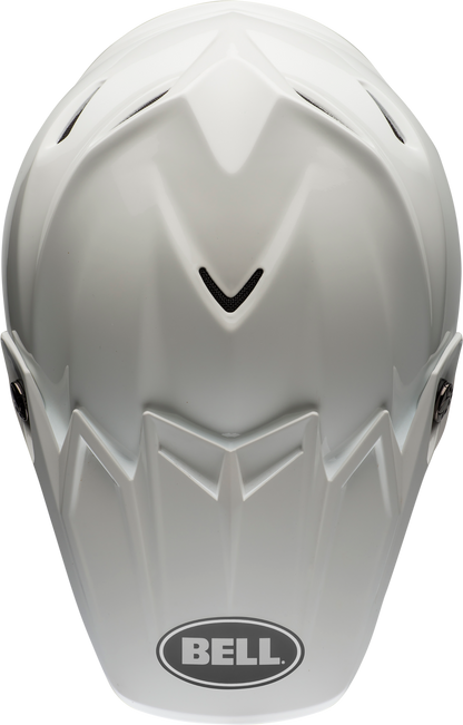 BELL MOTO-9 FLEX SOLID WHITE HELMET