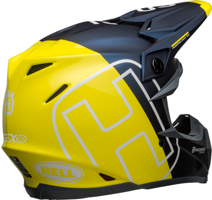 BELL MOTO-9 FLEX HUSKY GOTLAND MATTE/GLOSS BLUE/HI-VIZ HELMET