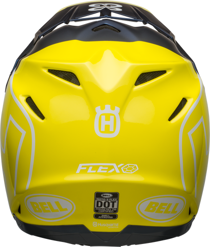 BELL MOTO-9 FLEX HUSKY GOTLAND MATTE/GLOSS BLUE/HI-VIZ HELMET