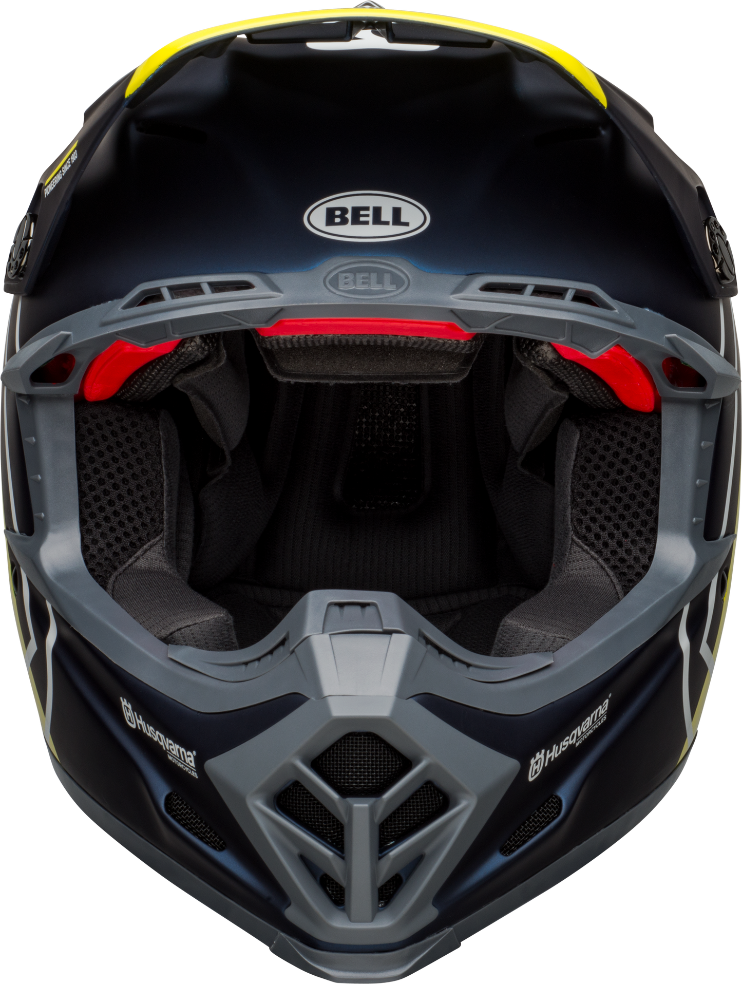 BELL MOTO-9 FLEX HUSKY GOTLAND MATTE/GLOSS BLUE/HI-VIZ HELMET