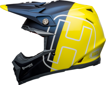 BELL MOTO-9 FLEX HUSKY GOTLAND MATTE/GLOSS BLUE/HI-VIZ HELMET